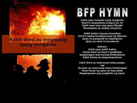 bfp hymn lyrics|BFP HYMN (Feat. San Jose, Batangas FS) .